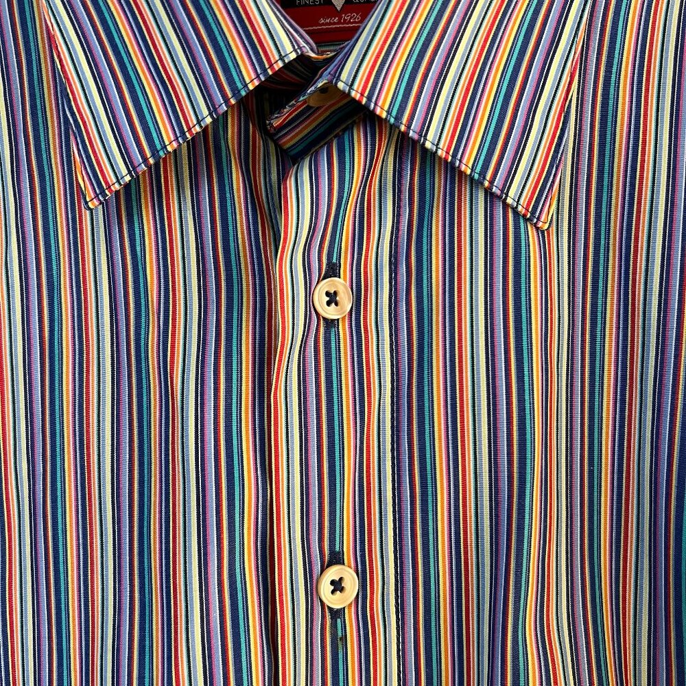 NWOT Haupt Striped Dress Shirt